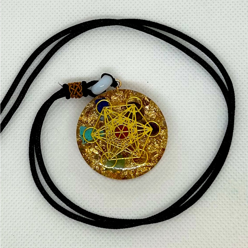 Chakra Resin Pendant